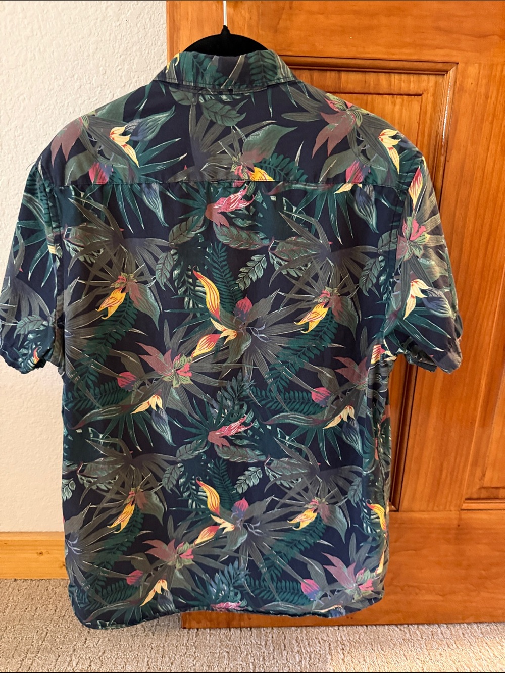 Cactus Man Tropical Print Short-Sleeve Shirt - Picture 2 of 4
